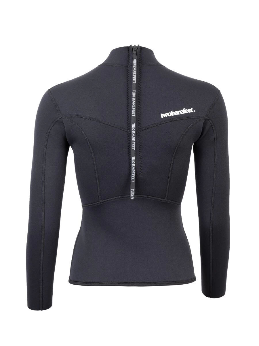 Two Bare Feet Womens Aspect Back Zip 2.5mm Wetsuit Jacket & Shorts Set (Black) 8 Two Bare Feet Womens Aspect Back Zip 2.5mm Wetsuit Jacket & Shorts Set (Black) - Image 6