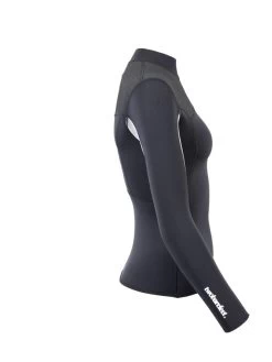 Two Bare Feet Womens Aspect Fleece Lined Zipless Thermal 2.5mm Superstretch Wetsuit Top (Black/Grey/Grey) 17 Two Bare Feet Womens Aspect Fleece Lined Zipless Thermal 2.5mm Superstretch Wetsuit Top (Black/Grey/Grey) -Surfline Shop womens aspect fleece lined thermal top black grey grey 7
