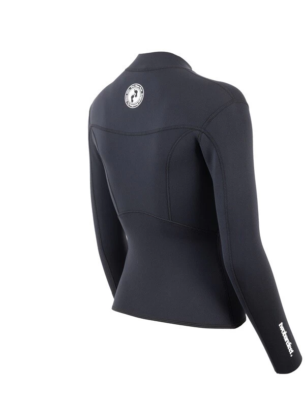 Two Bare Feet Womens Aspect Fleece Lined Zipless Thermal 2.5mm Superstretch Wetsuit Top (Black) 8 Two Bare Feet Womens Aspect Fleece Lined Zipless Thermal 2.5mm Superstretch Wetsuit Top (Black) - Image 6