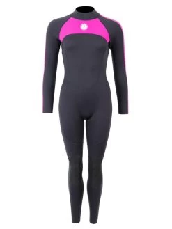Two Bare Feet Flare 2.5mm Womens Superstretch Full Length Wetsuit (Raspberry)