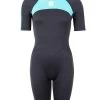 Two Bare Feet Flare 2.5mm Womens Superstretch Shorty Wetsuit (Mint) 2 Two Bare Feet Flare 2.5mm Womens Superstretch Shorty Wetsuit (Mint) -Surfline Shop womens flare shorty mint 1