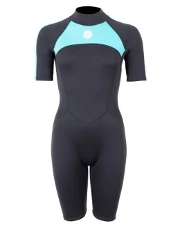 Two Bare Feet Flare 2.5mm Womens Superstretch Shorty Wetsuit (Mint)