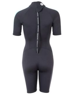Two Bare Feet Flare 2.5mm Womens Superstretch Shorty Wetsuit (Mint) 15 Two Bare Feet Flare 2.5mm Womens Superstretch Shorty Wetsuit (Mint) -Surfline Shop womens flare shorty mint 5