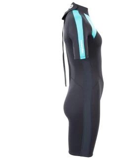 Two Bare Feet Flare 2.5mm Womens Superstretch Shorty Wetsuit (Mint) 17 Two Bare Feet Flare 2.5mm Womens Superstretch Shorty Wetsuit (Mint) -Surfline Shop womens flare shorty mint 7