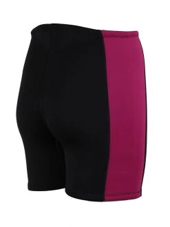 Two Bare Feet Womens Harmony 3mm Wetsuit Shorts (Black / Raspberry) -Surfline Shop womens harmony 3mm wetsuit shorts black raspberry 6 1