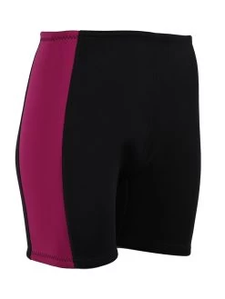 Two Bare Feet Womens Harmony 3mm Wetsuit Shorts (Black / Raspberry) -Surfline Shop womens harmony 3mm wetsuit shorts black raspberry 8 1