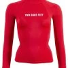 Two Bare Feet Unisex Long Sleeve Rash Vest (Red) -Surfline Shop womens long sleeve red 1