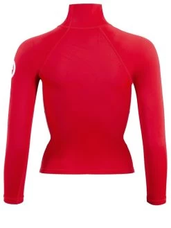 Two Bare Feet Unisex Long Sleeve Rash Vest (Red) 14 Two Bare Feet Unisex Long Sleeve Rash Vest (Red) -Surfline Shop womens long sleeve red 5