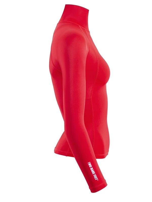 Two Bare Feet Unisex Long Sleeve Rash Vest (Red) 9 Two Bare Feet Unisex Long Sleeve Rash Vest (Red) - Image 7