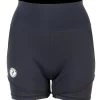 Two Bare Feet Womens Vista 2.5mm Neoprene Wetsuit Overlaid Hotpants (Black) 1 Two Bare Feet Womens Vista 2.5mm Neoprene Wetsuit Overlaid Hotpants (Black) -Surfline Shop womens overlaid neoprene hotpants black 1