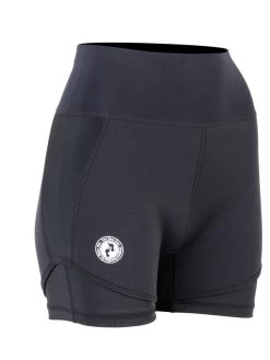 Two Bare Feet Womens Vista 2.5mm Neoprene Wetsuit Overlaid Hotpants (Black) 17 Two Bare Feet Womens Vista 2.5mm Neoprene Wetsuit Overlaid Hotpants (Black) -Surfline Shop womens overlaid neoprene hotpants black 8