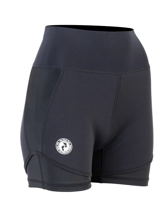 Two Bare Feet Womens Vista 2.5mm Neoprene Wetsuit Overlaid Hotpants (Black) 10 Two Bare Feet Womens Vista 2.5mm Neoprene Wetsuit Overlaid Hotpants (Black) - Image 8
