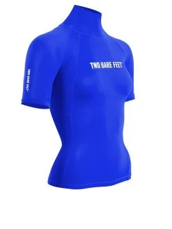 Two Bare Feet Unisex Short Sleeve Rash Vest (Blue) 17 Two Bare Feet Unisex Short Sleeve Rash Vest (Blue) -Surfline Shop womens short sleeve blue 8