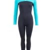Two Bare Feet Thunderclap 2.5mm Womens Wetsuit (Aqua) -Surfline Shop womens thunderclap full wetsuit aqua 1 2