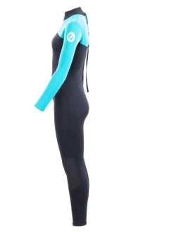 Two Bare Feet Thunderclap 2.5mm Womens Wetsuit (Aqua) -Surfline Shop womens thunderclap full wetsuit aqua 3