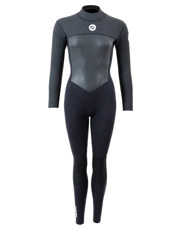 Two Bare Feet Thunderclap Pro 3/2mm Womens Wetsuit (Black/Dark Grey) 3 Two Bare Feet Thunderclap Pro 3/2mm Womens Wetsuit (Black/Dark Grey)