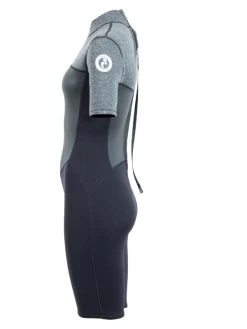 Two Bare Feet Thunderclap Pro 3/2mm Womens Shorty Wetsuit (Black/Delta Grey) 12 Two Bare Feet Thunderclap Pro 3/2mm Womens Shorty Wetsuit (Black/Delta Grey) -Surfline Shop womens thunderclap pro shorty delta 3