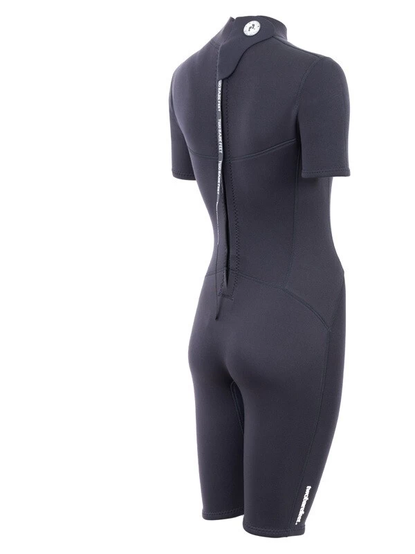 Two Bare Feet Thunderclap 2.5mm Womens Shorty Wetsuit (Black) 8 Two Bare Feet Thunderclap 2.5mm Womens Shorty Wetsuit (Black) - Image 6