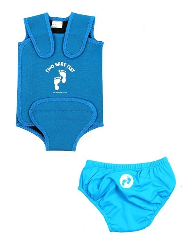Essentials Baby Swim Kit - Wrap + Swim Nappy (Aqua) 3 Essentials Baby Swim Kit - Wrap + Swim Nappy (Aqua)