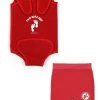 Essentials Baby Swim Kit - Wrap + Nappy Shorts (Red) -Surfline Shop wrap nappy set red 01 3