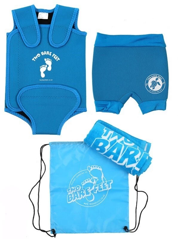 Premier Baby Swim Kit - Wrap + Nappy Shorts + Towel + Bag (Aqua) 3 Premier Baby Swim Kit - Wrap + Nappy Shorts + Towel + Bag (Aqua)
