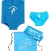 Premier Baby Swim Kit - Wrap + Swim Nappy + Towel + Bag (Aqua) 1 Premier Baby Swim Kit - Wrap + Swim Nappy + Towel + Bag (Aqua) -Surfline Shop wrap nappy towel bag aqufsgna