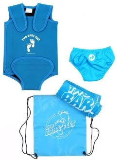 Premier Baby Swim Kit - Wrap + Swim Nappy + Towel + Bag (Aqua)