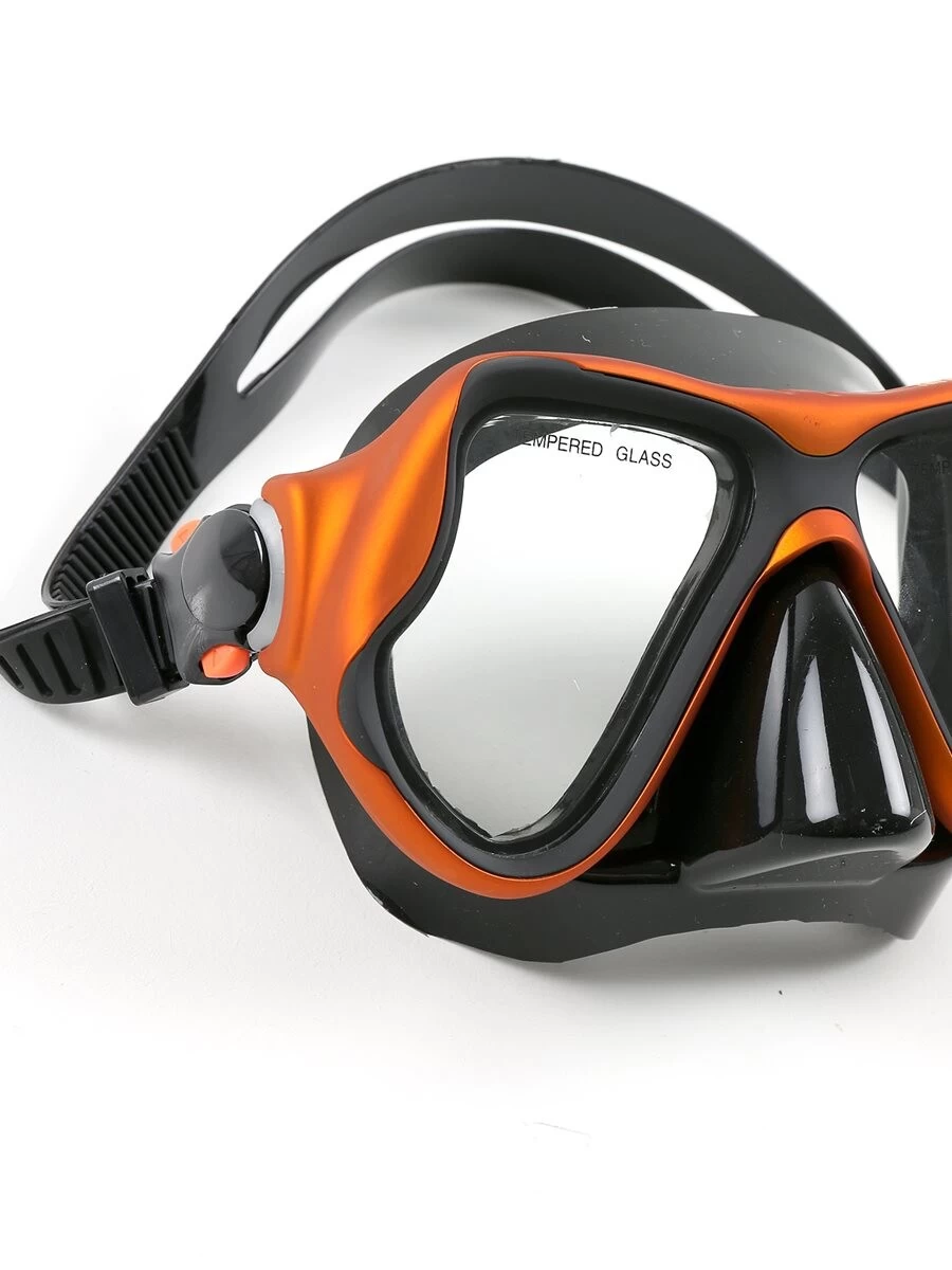 X-Dive Silicone Mask (Orange / Black) 6 X-Dive Silicone Mask (Orange / Black) - Image 4
