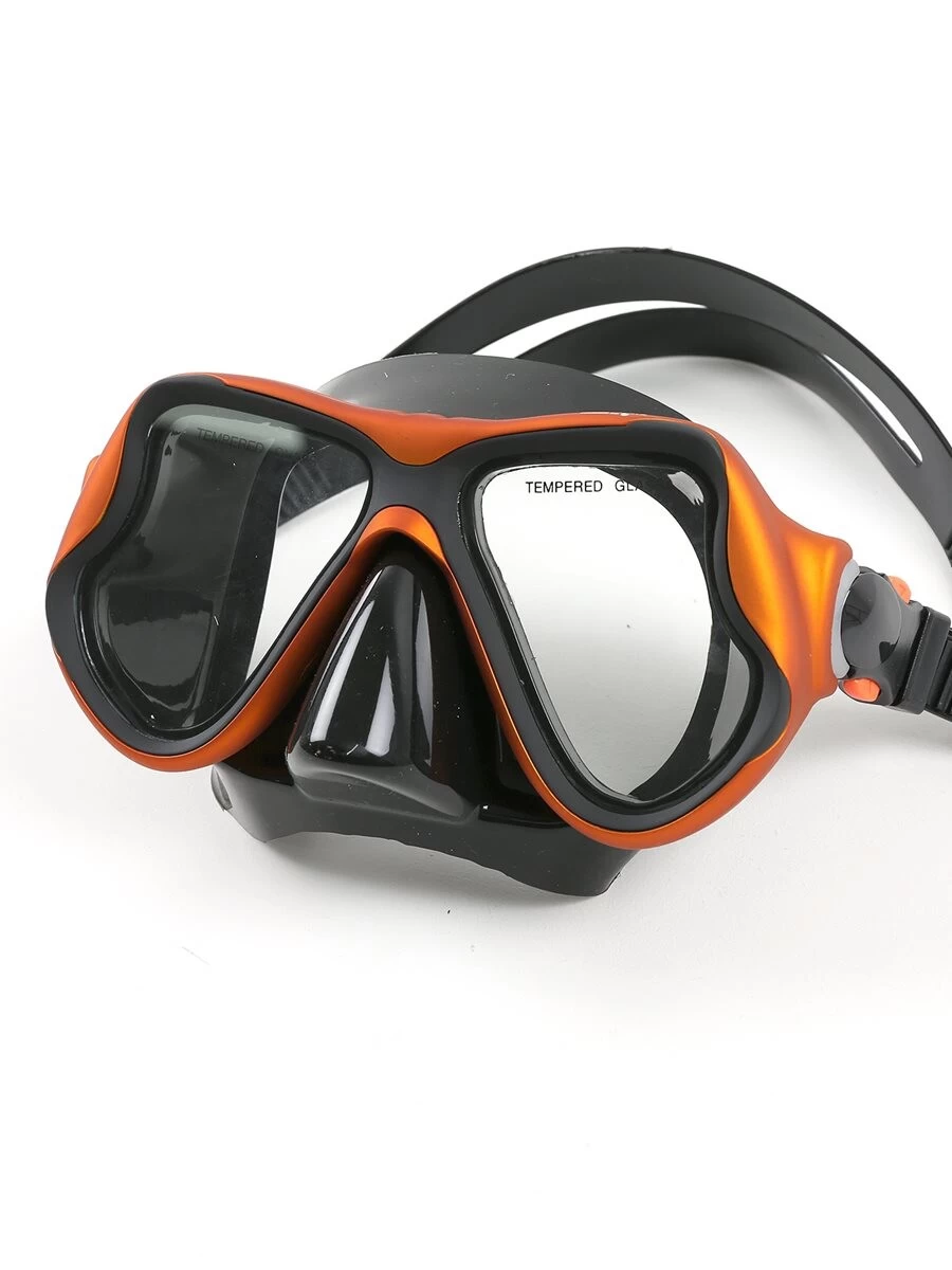 X-Dive Silicone Mask (Orange / Black) 4 X-Dive Silicone Mask (Orange / Black) - Image 2