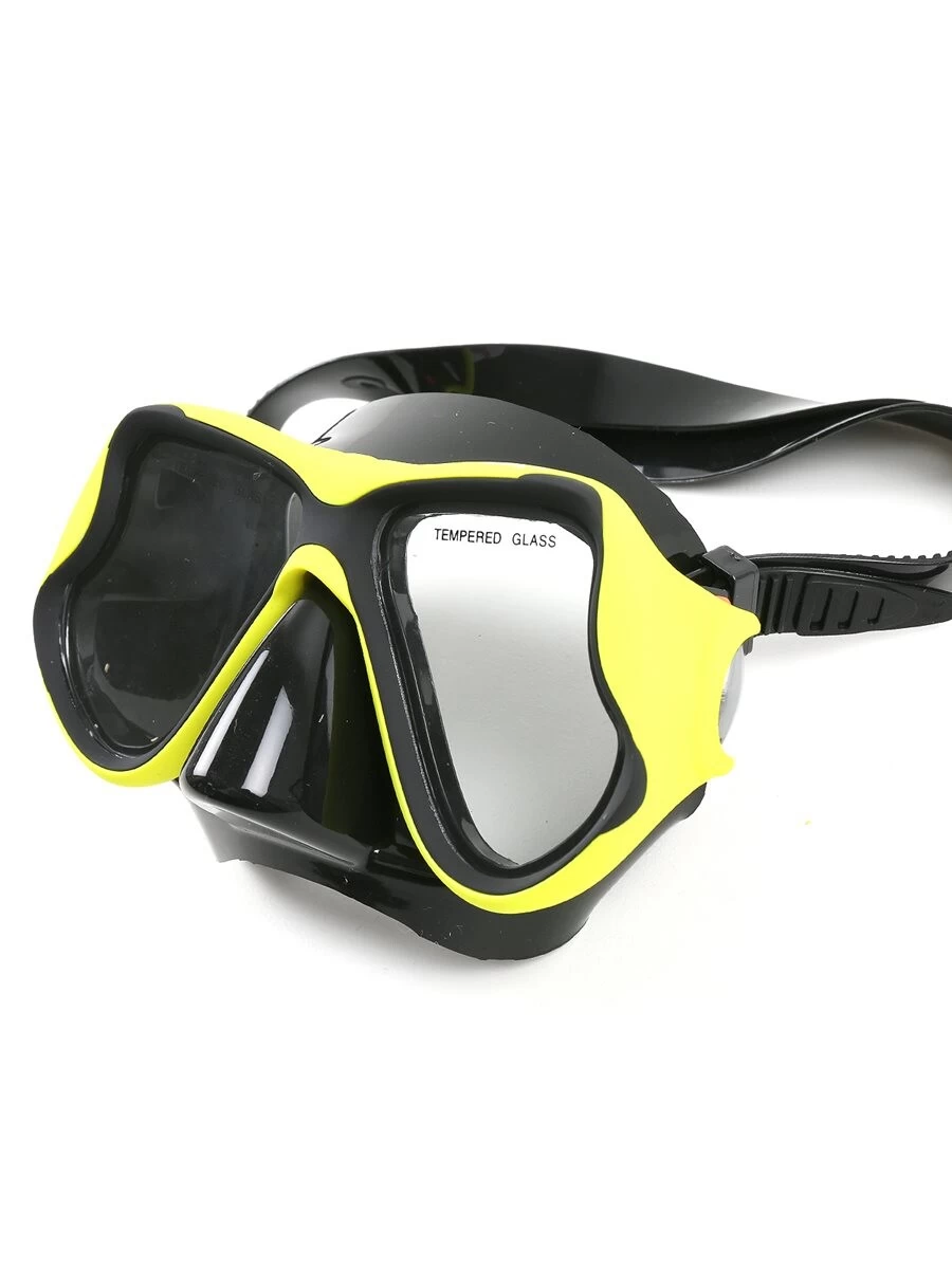 X-Dive Silicone Mask (Yellow / Black) 4 X-Dive Silicone Mask (Yellow / Black) - Image 2
